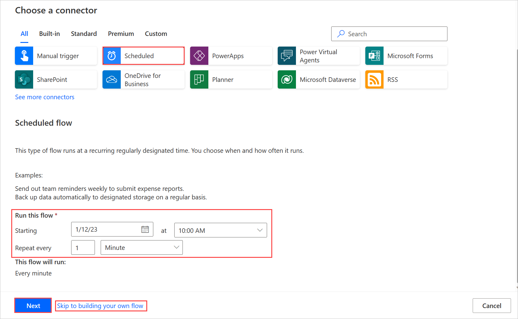 run-flows-on-a-schedule-in-power-automate-power-automate-microsoft