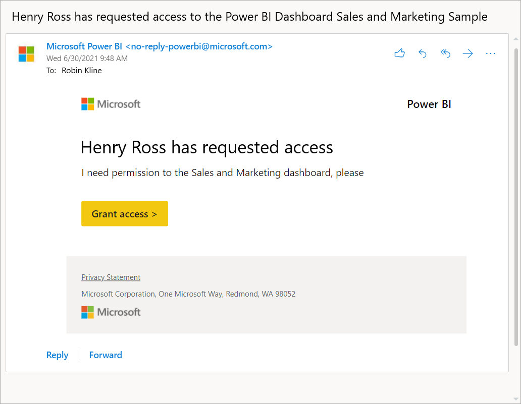 Power Bi How To Grant Access To Report