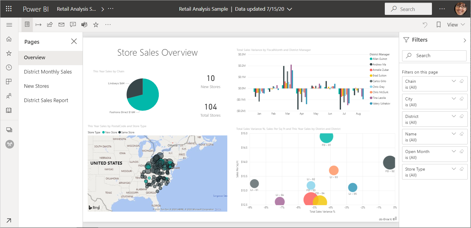 Filter a report using query string parameters in the URL - Power BI |  Microsoft Learn