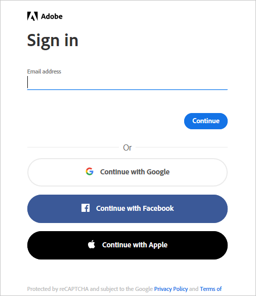 Sign in to Adobe Analytics