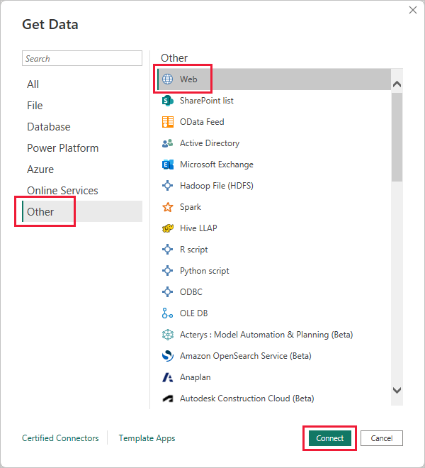 Extract data from a Web page by example in Power BI Desktop - Power BI |  Microsoft Learn
