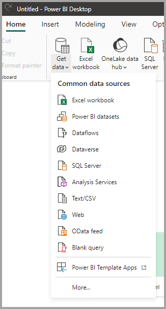 Data sources in Power BI Desktop - Power BI | Microsoft Learn