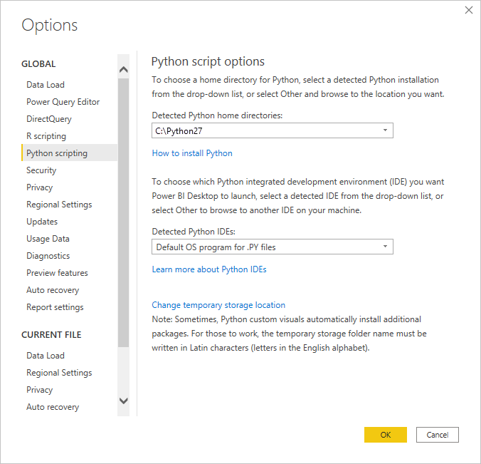 Use an external Python IDE with Power BI - Power BI | Microsoft Learn