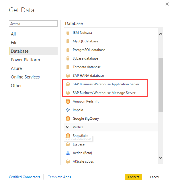 Use the SAP Business Warehouse (BW) Connector in Power BI Desktop - Power BI  | Microsoft Learn