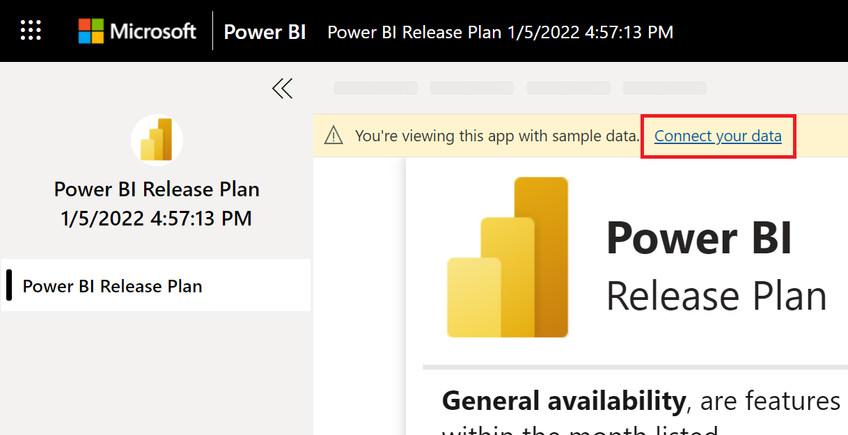 Connect to the Power BI Release Plan report Power BI Microsoft Learn