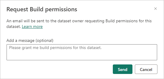 Screenshot of default Build permission request dialog.