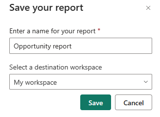 Name your copy of the report