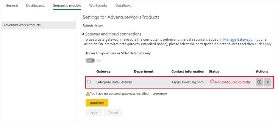 Tutorial Connect To On premises Data In SQL Server Power BI 