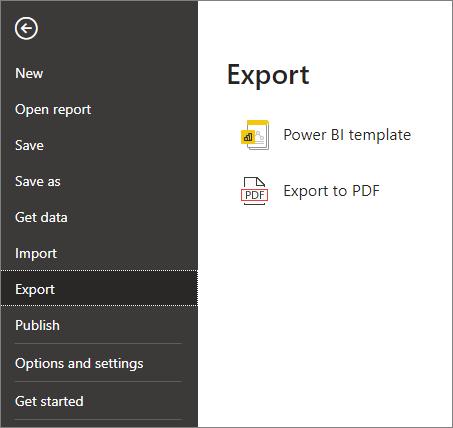 Export to PDF from Desktop.