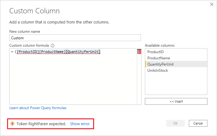 Add A Custom Column In Power Bi Desktop If Statement