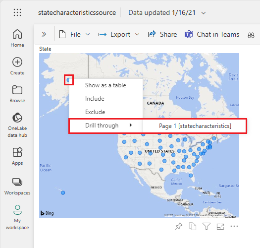 Use cross-report drillthrough in Power BI Desktop - Power BI | Microsoft  Learn