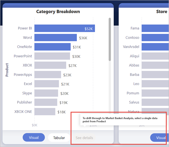 Create a drillthrough button in Power BI - Power BI | Microsoft Learn