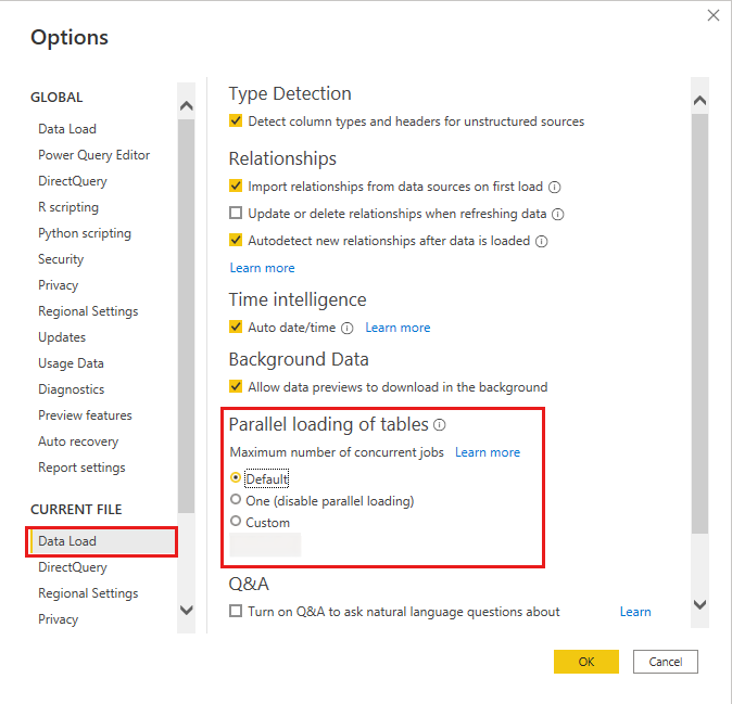 evaluation-configuration-settings-for-desktop-power-bi-microsoft-learn