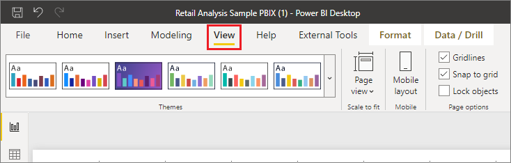 Page display settings in a Power BI report - Power BI | Microsoft Learn