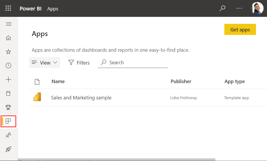 Download a sample template app from AppSource Power BI Microsoft Learn