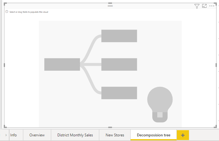 Screenshot shows the resized decomposition tree.