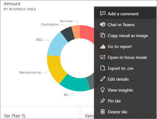 Create Or Edit A Dashboard Tile Power BI Microsoft Learn   Power Bi Tile Menu New 