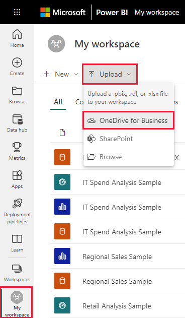 OneDrive for work or school dialog