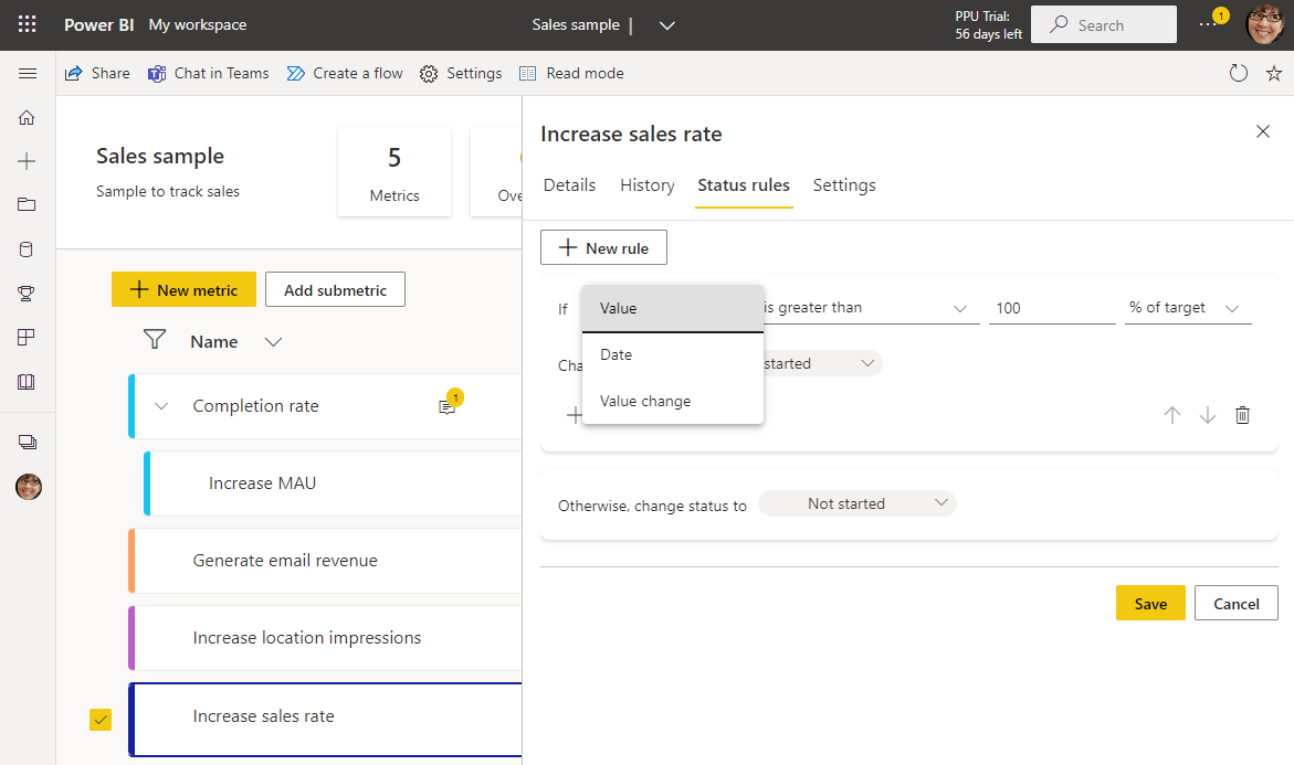 Power bi date