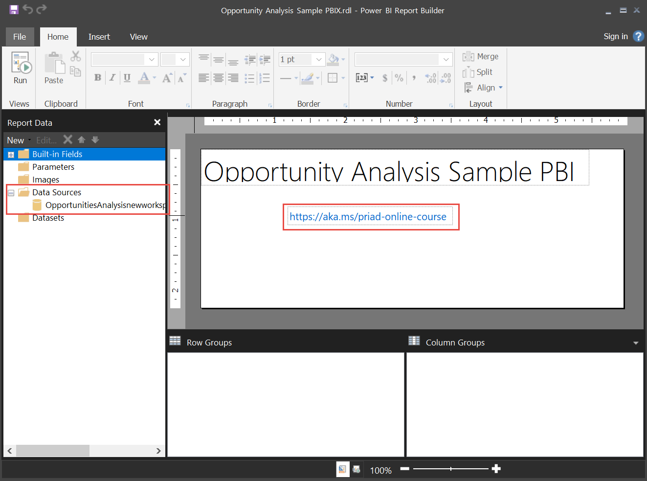 Create a paginated report from a Power BI report or dataset Power BI