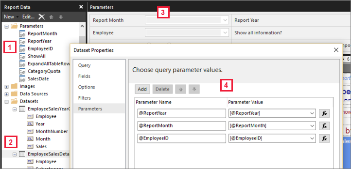 Report Parameters In Power BI Report Builder Power BI Microsoft Learn