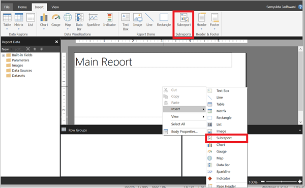 subreports-in-power-bi-paginated-reports-power-bi-microsoft-learn