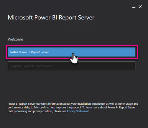 Cài đặt máy chủ báo cáo Power BI