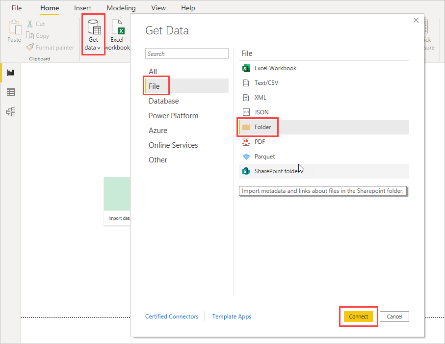 Combine files (binaries) in Power BI Desktop - Power BI | Microsoft Learn