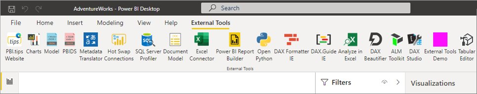 External tools in Power BI Desktop - Power BI | Microsoft Learn