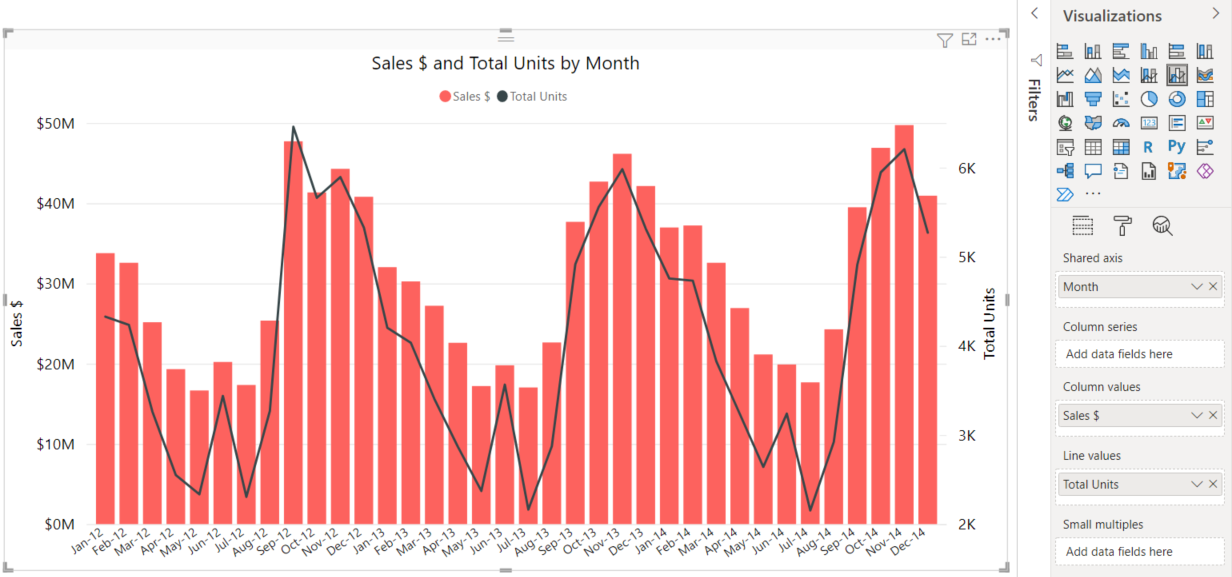 Create line charts in Power BI - Power BI | Microsoft Learn