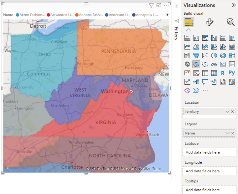 Tips And Tricks For Maps Including Bing Maps Integration Power BI   Power Bi Filled Map 