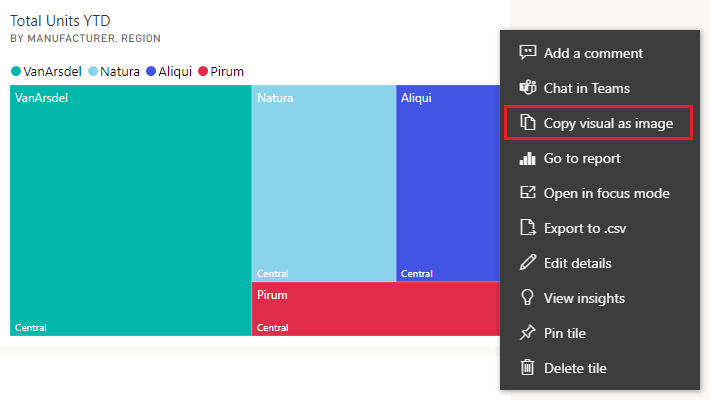 How To Copy Power Bi Visual To Excel