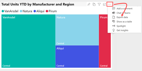 Export data from a Power BI visualization - Power BI | Microsoft Learn