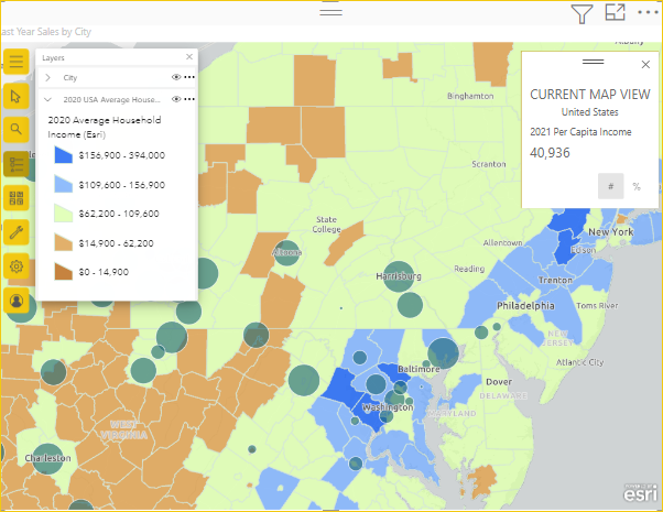 Visualização do Mapa, Dashboard com Power BI: visualizando dados