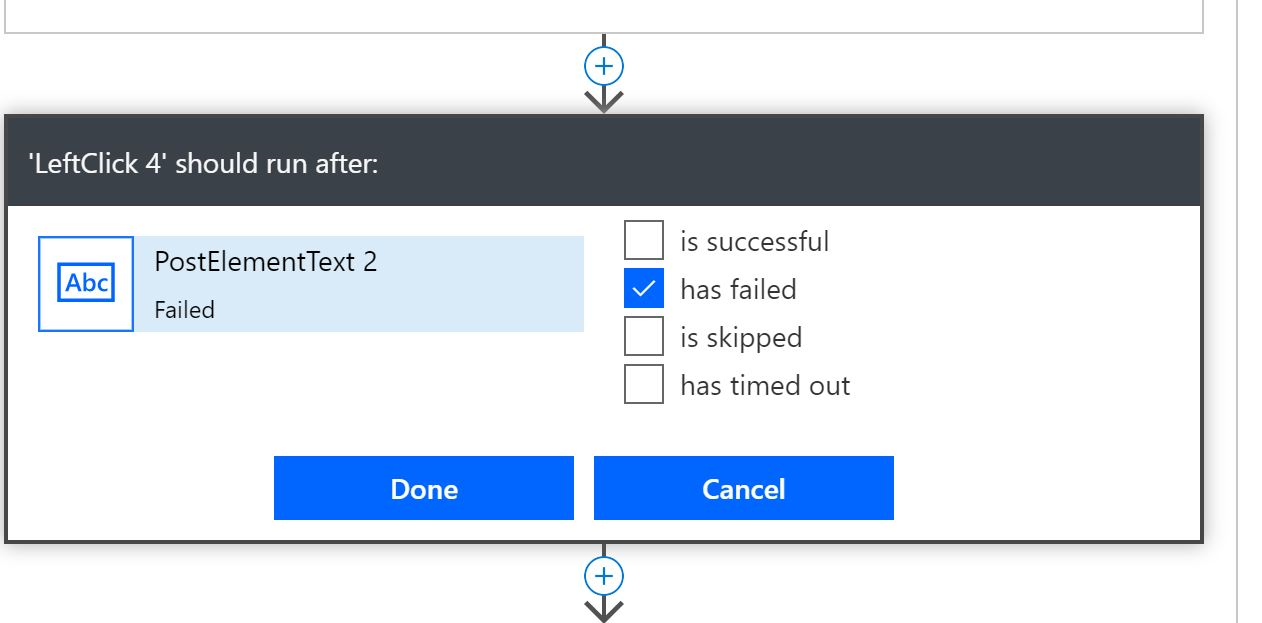 Error handling