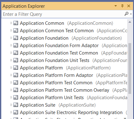 Application Explorer