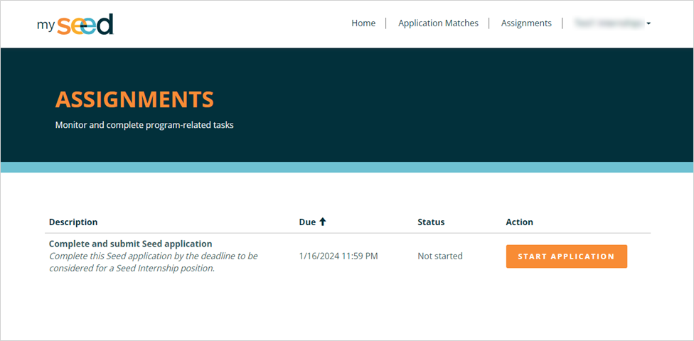 Screenshot showing candidate portal created with Power Pages.