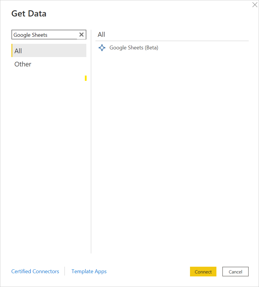 Get Data from Google Sheets.