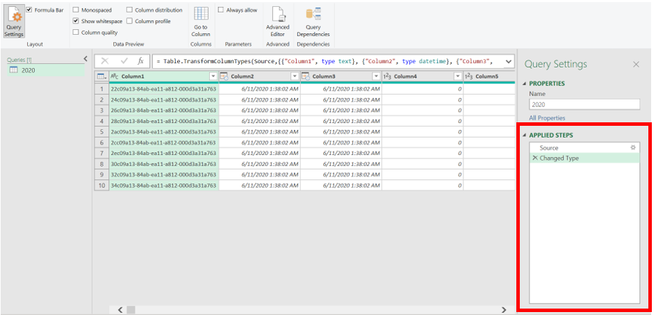 Excel Power Query Export Applied Steps