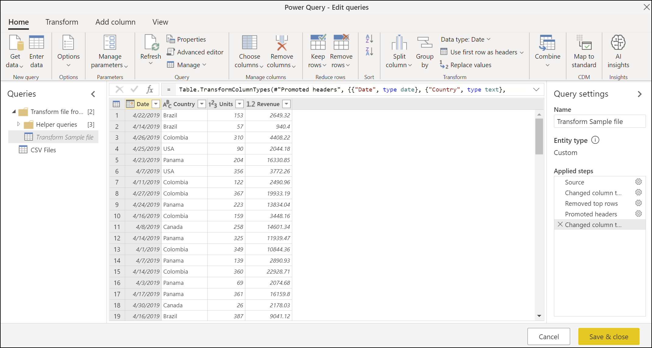 Combine Csv Files In Power Query Power Query Microsoft Learn 8491