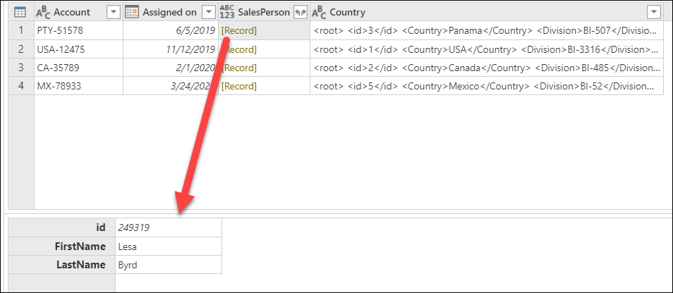 parse and display icecat xml