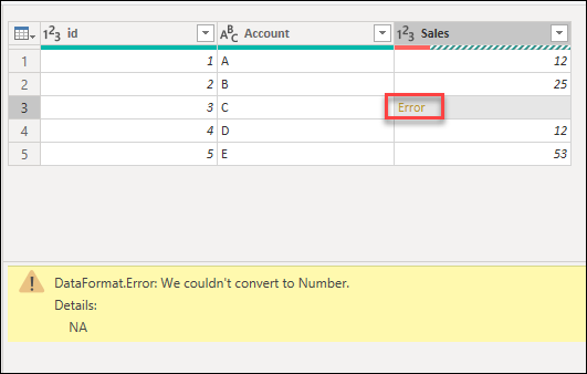 Dealing with errors - Power Query | Microsoft Learn