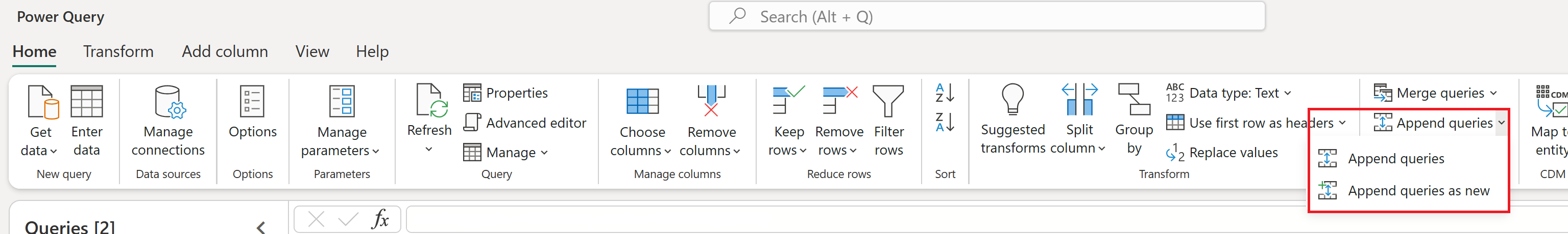 How To Append In Excel Power Query