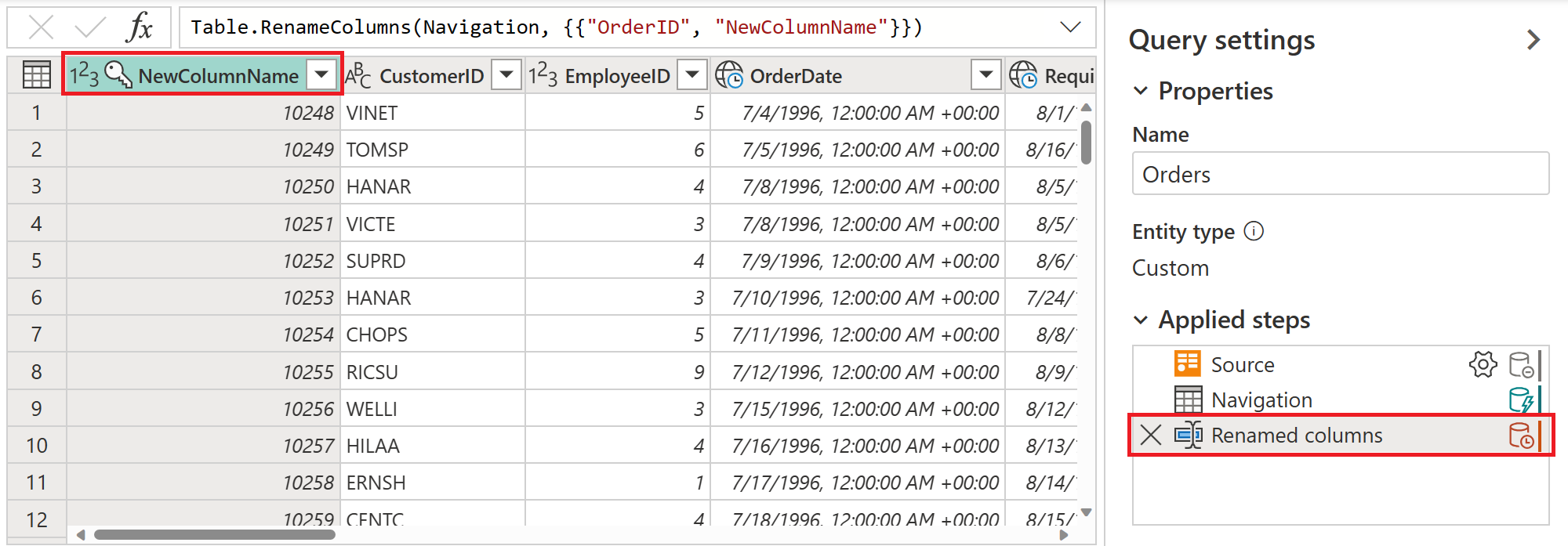 Applied steps - Power Query | Microsoft Learn