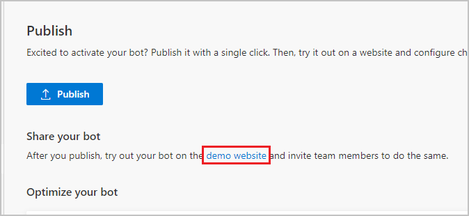 Share your bot.