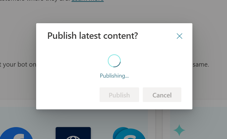 Validate latest bot content for publish.