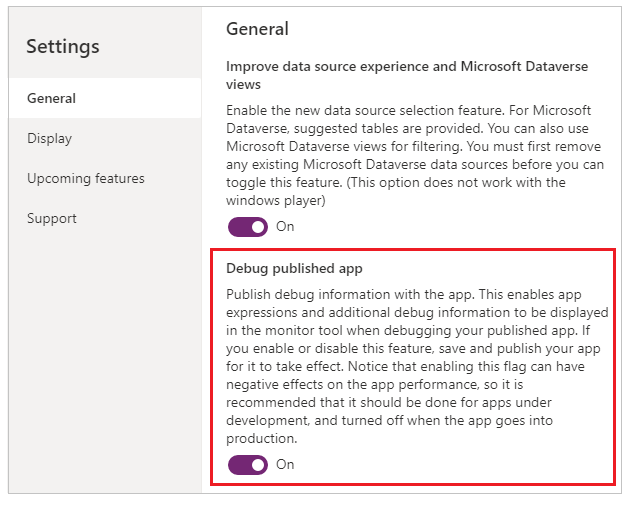 Debug published app Debug published app.