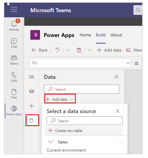 Add data connection Add data connection