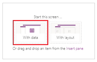 Select With data