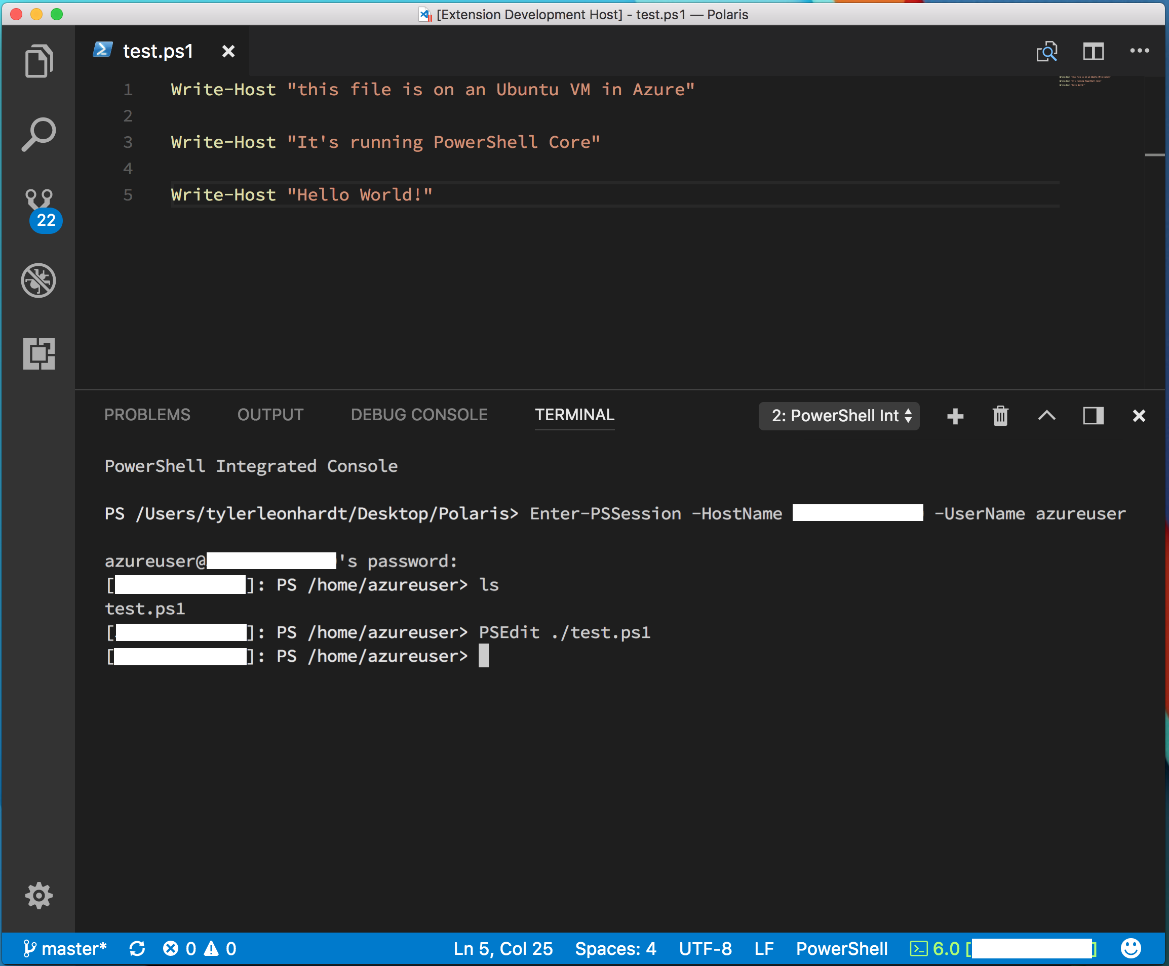Using Visual Studio Code for remote editing and debugging - PowerShell |  Microsoft Learn
